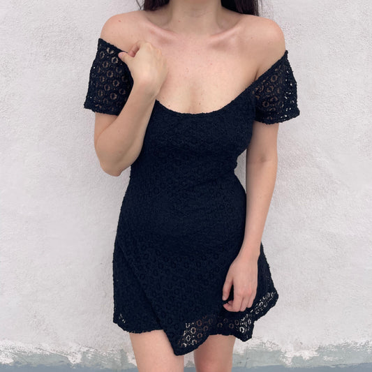 Abito mini macramé