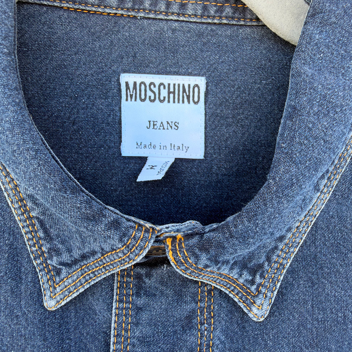 Overshirt denim Moschino