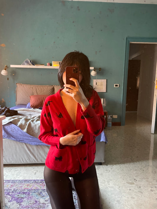 Cardigan Krizia gatti