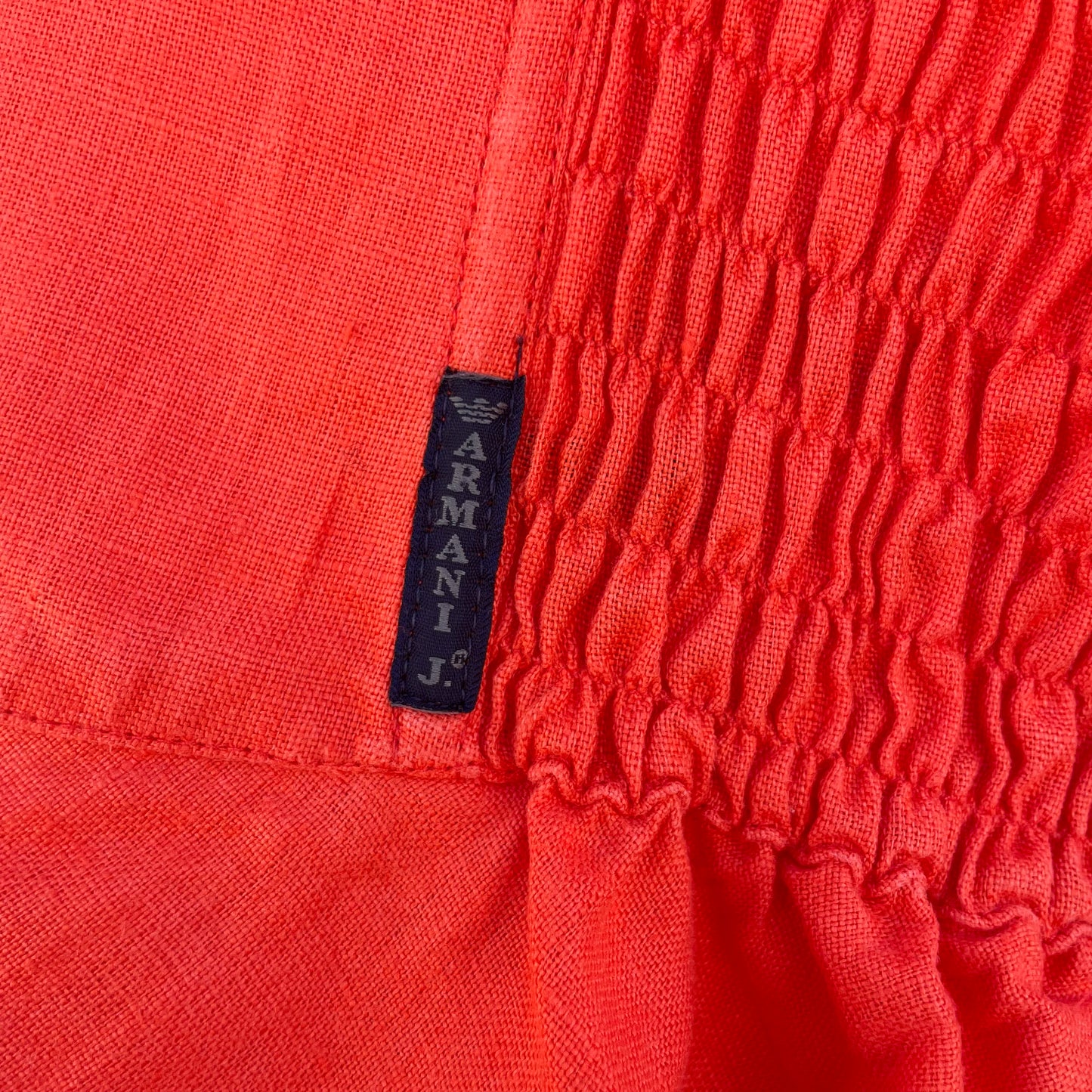 Top bustier arancio Armani