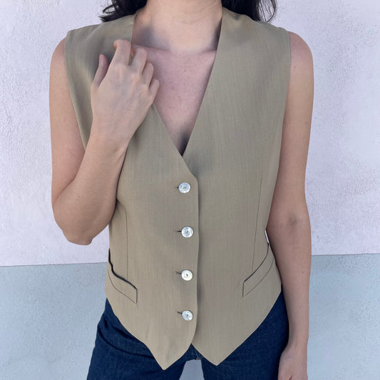 Gilet beige Les Copains