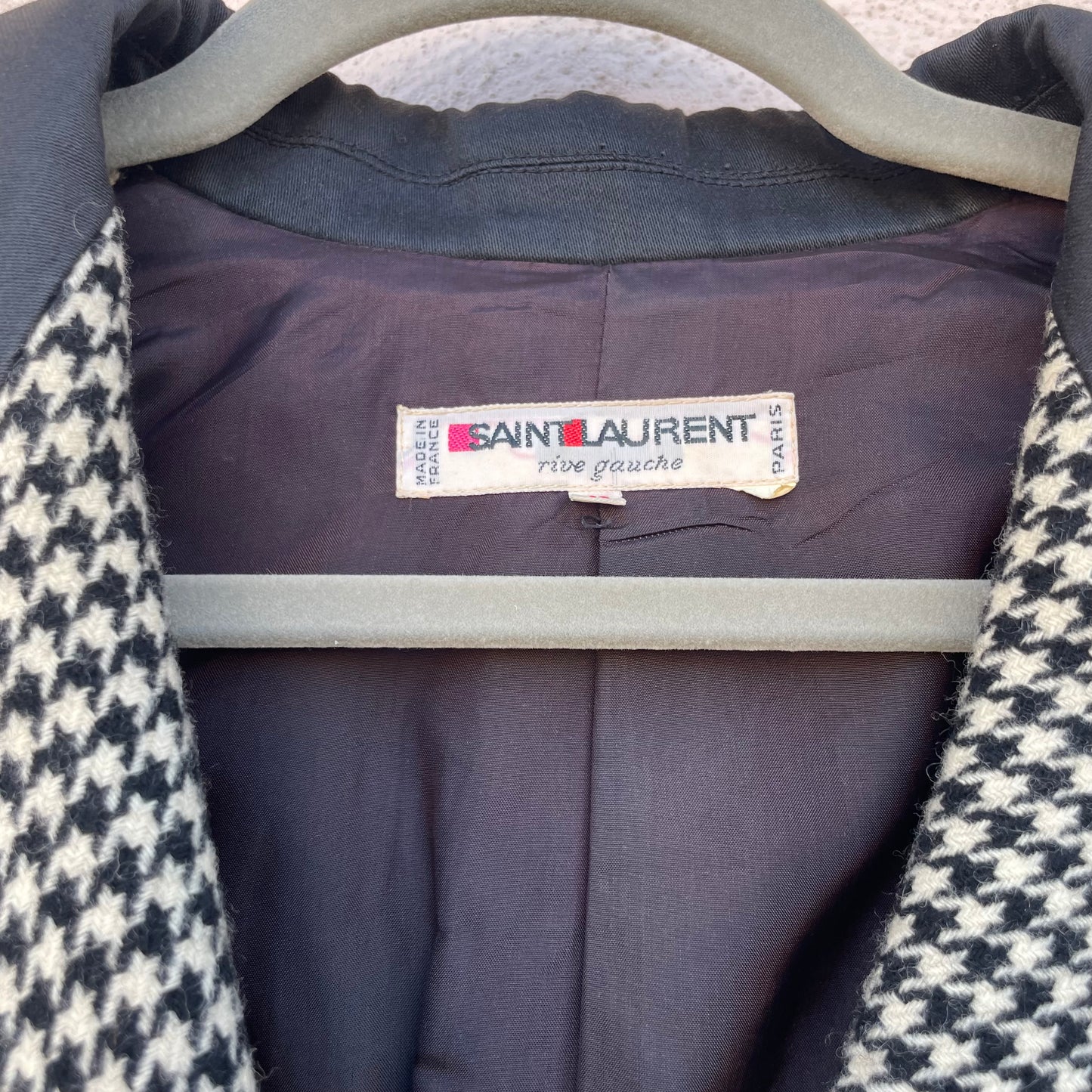 Blazer pied-de-poule Saint Laurent