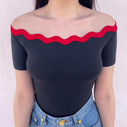 Top bardot ondine