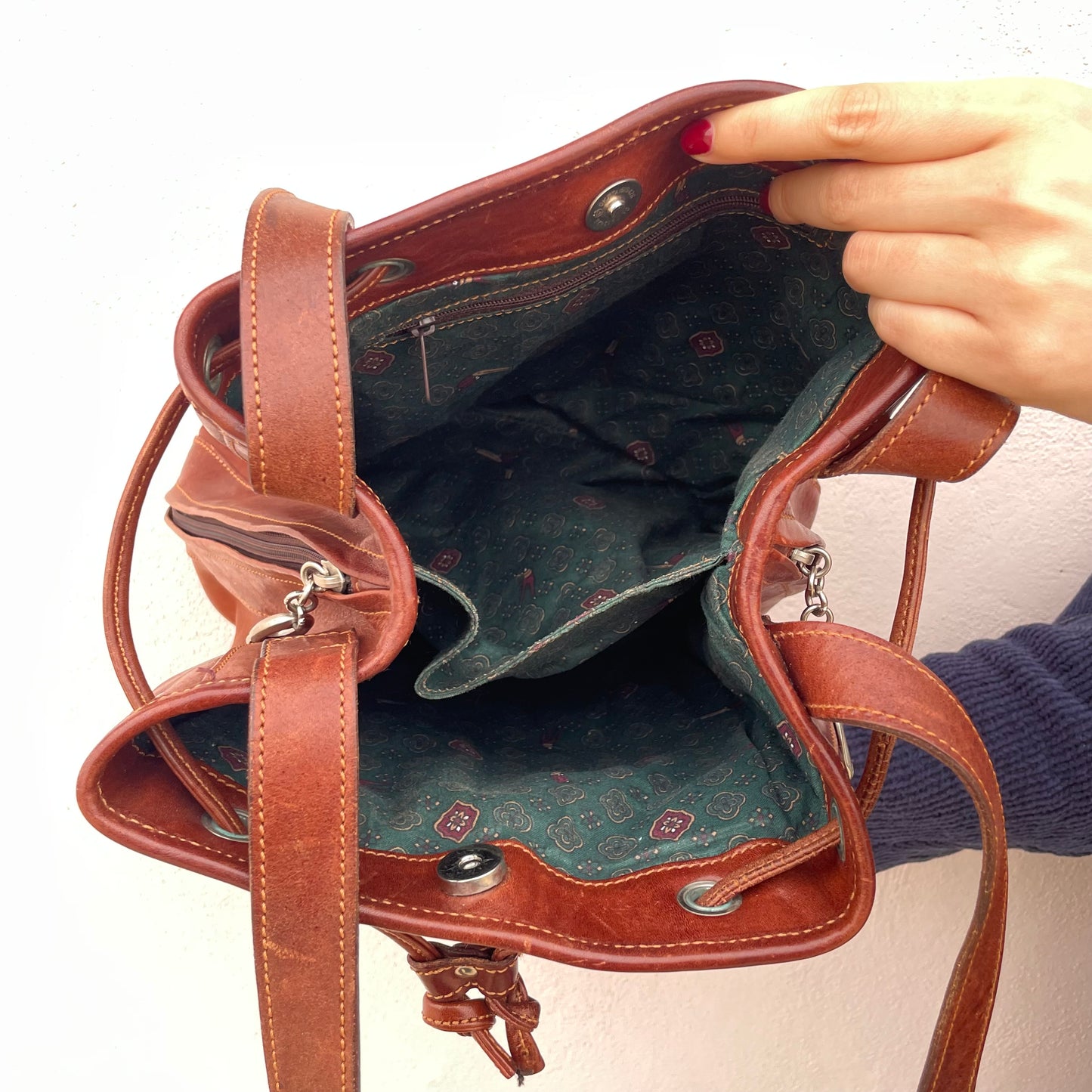 Secchiello in pelle