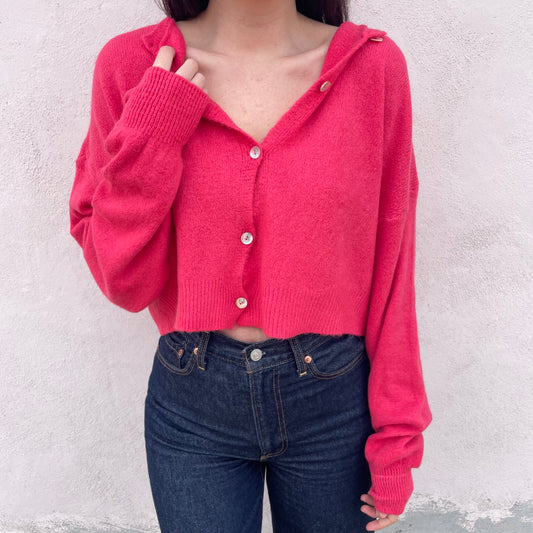 Cardi cropped fragola