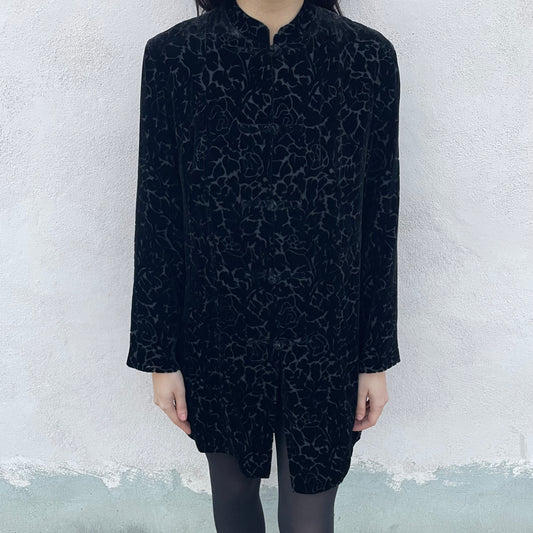 Soprabito velluto silk blend