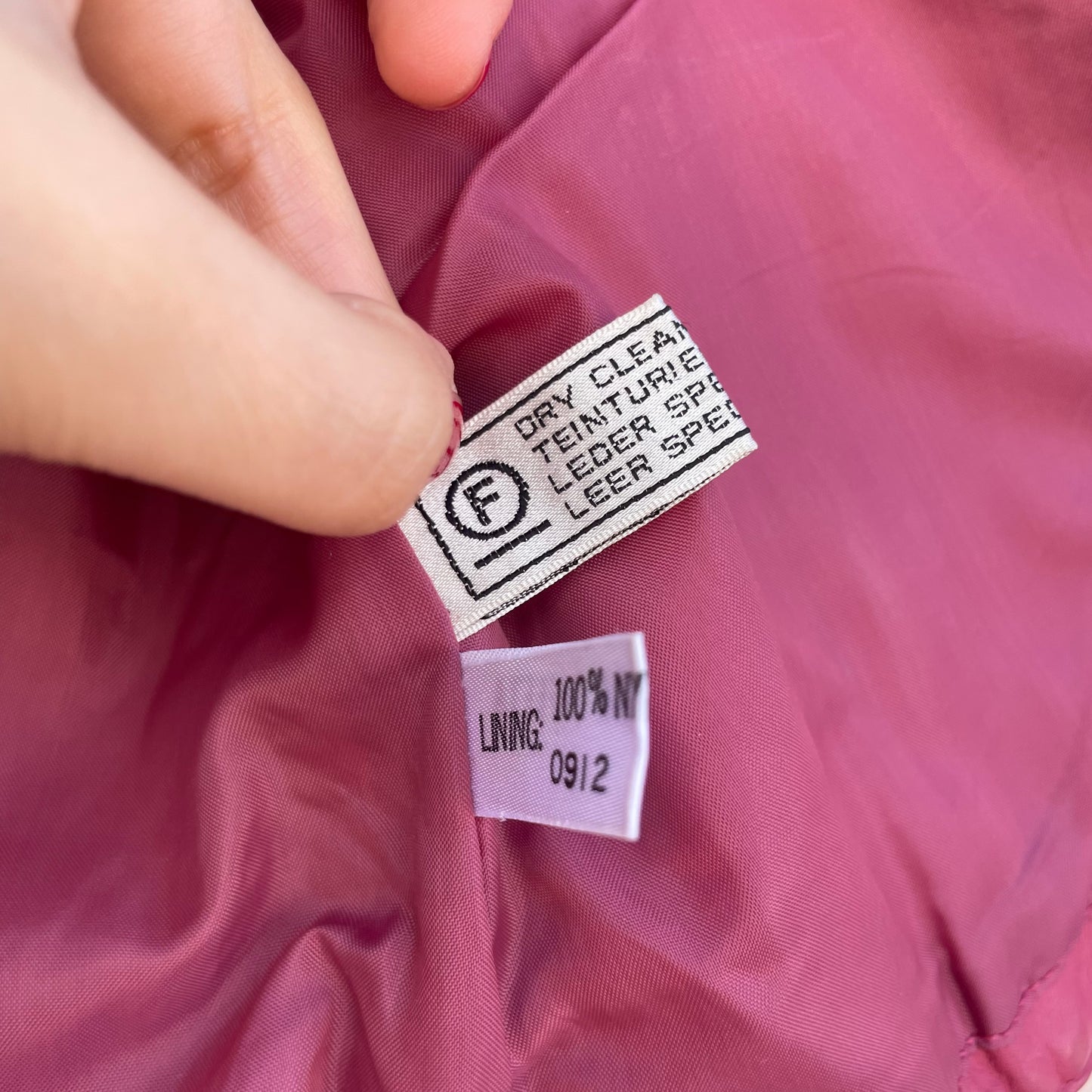 Bustier in pelle rosa antico