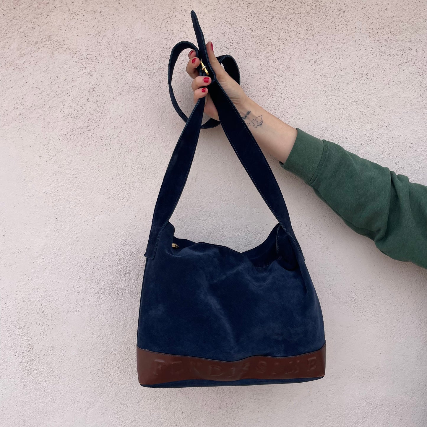 Borsa scamosciata Fendissime