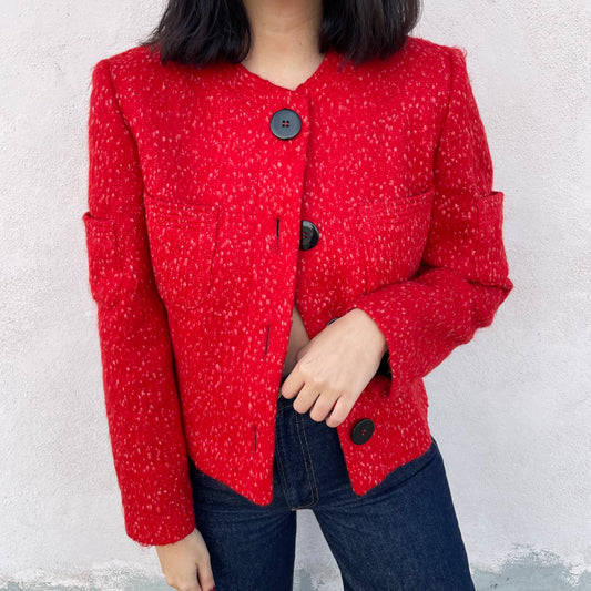 Blazer rosso C’est comme ça