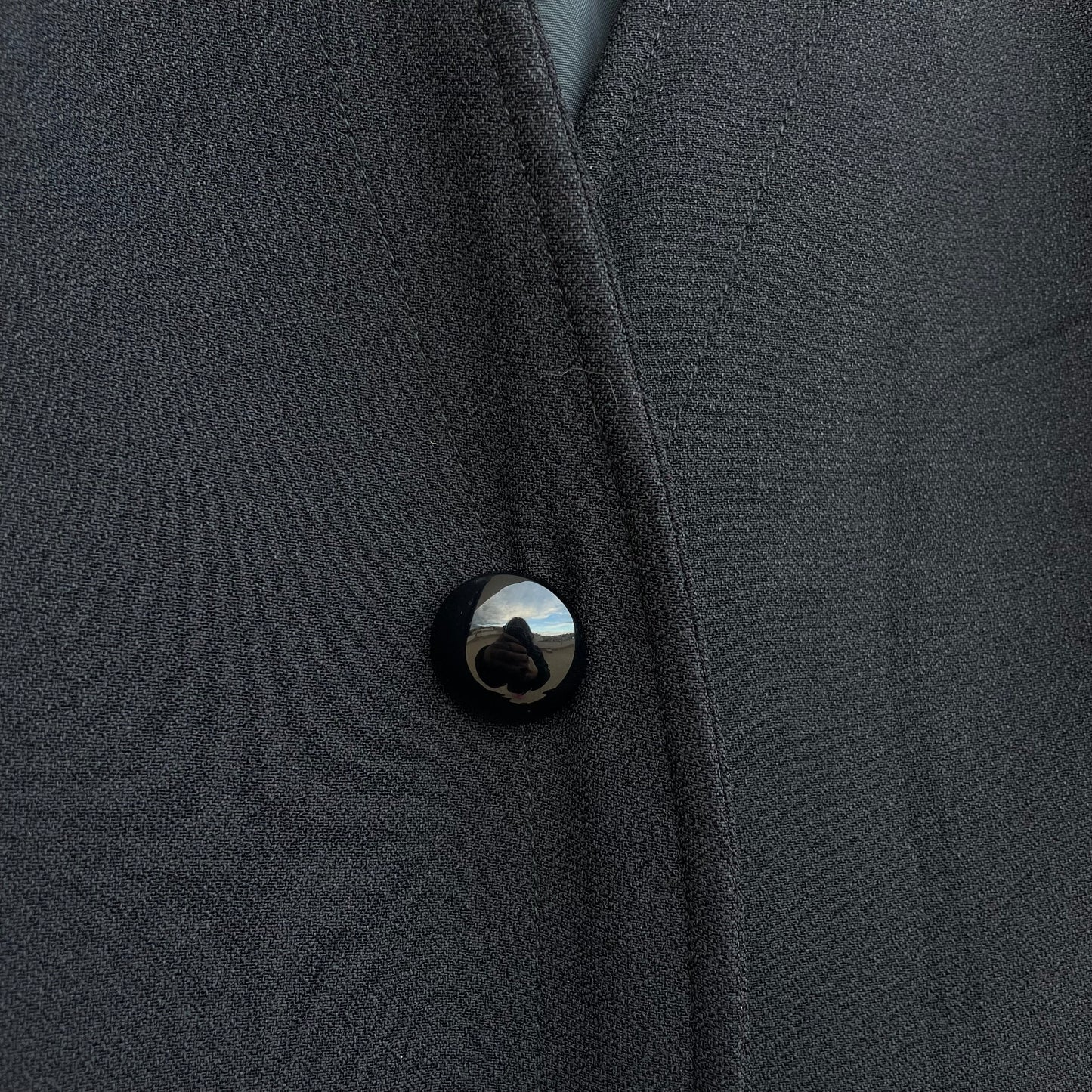 Blazer/mini abito nero fiocchi velluto