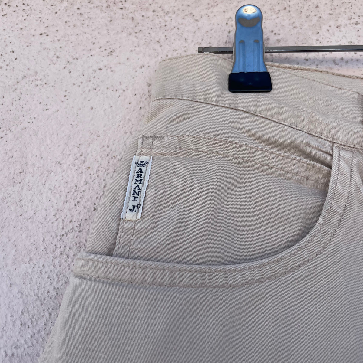 Panta ecrù Armani