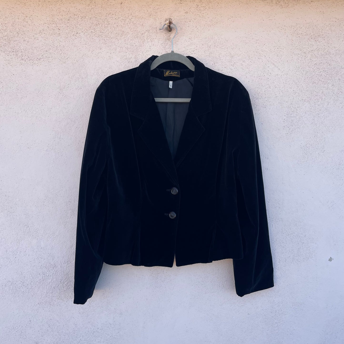 Blazer velluto avvitato