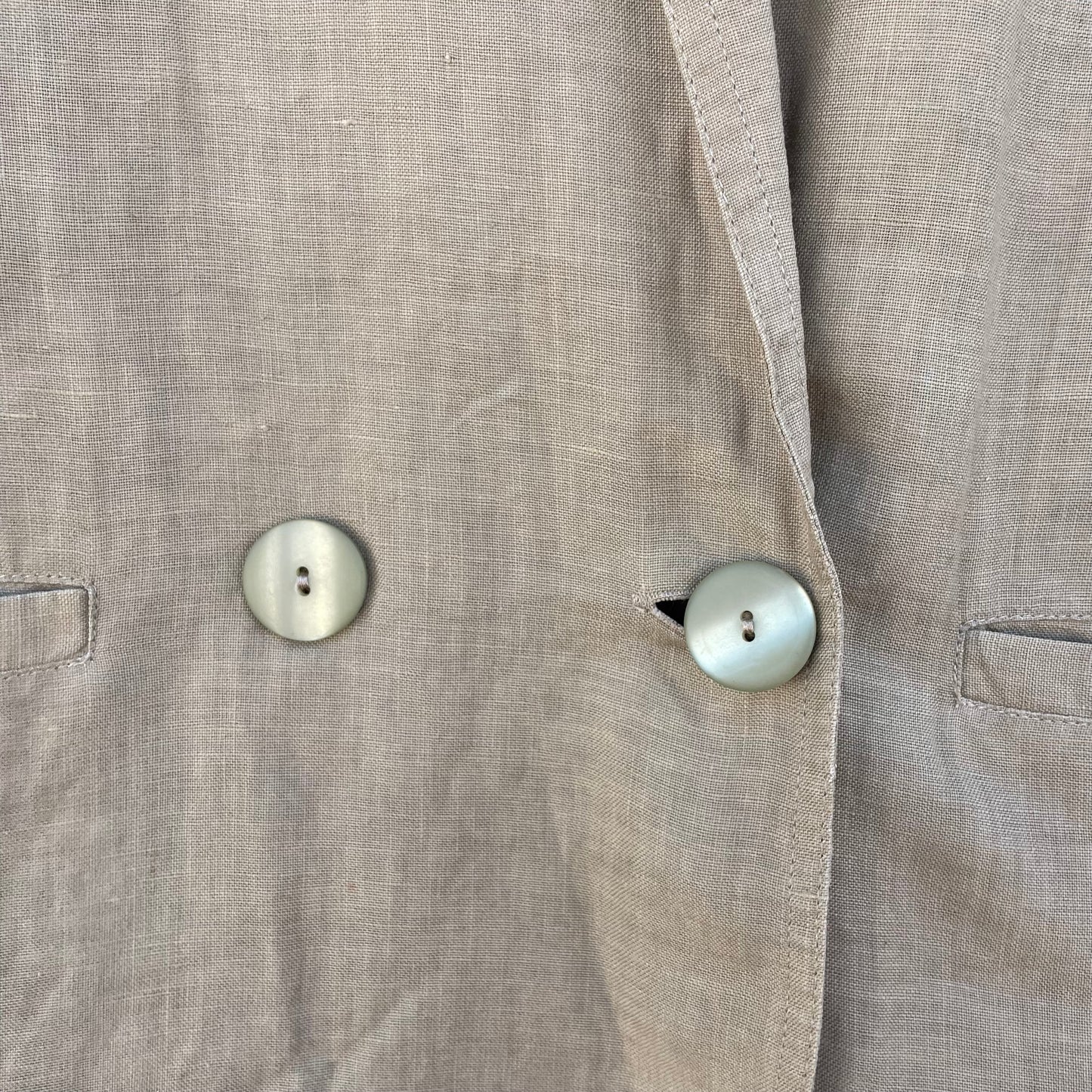 Blazer lino beige