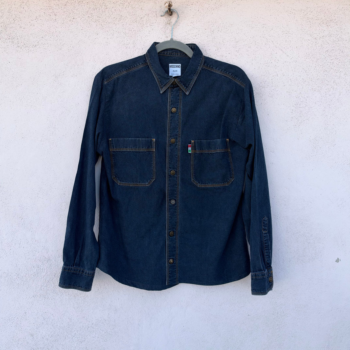 Overshirt denim Moschino