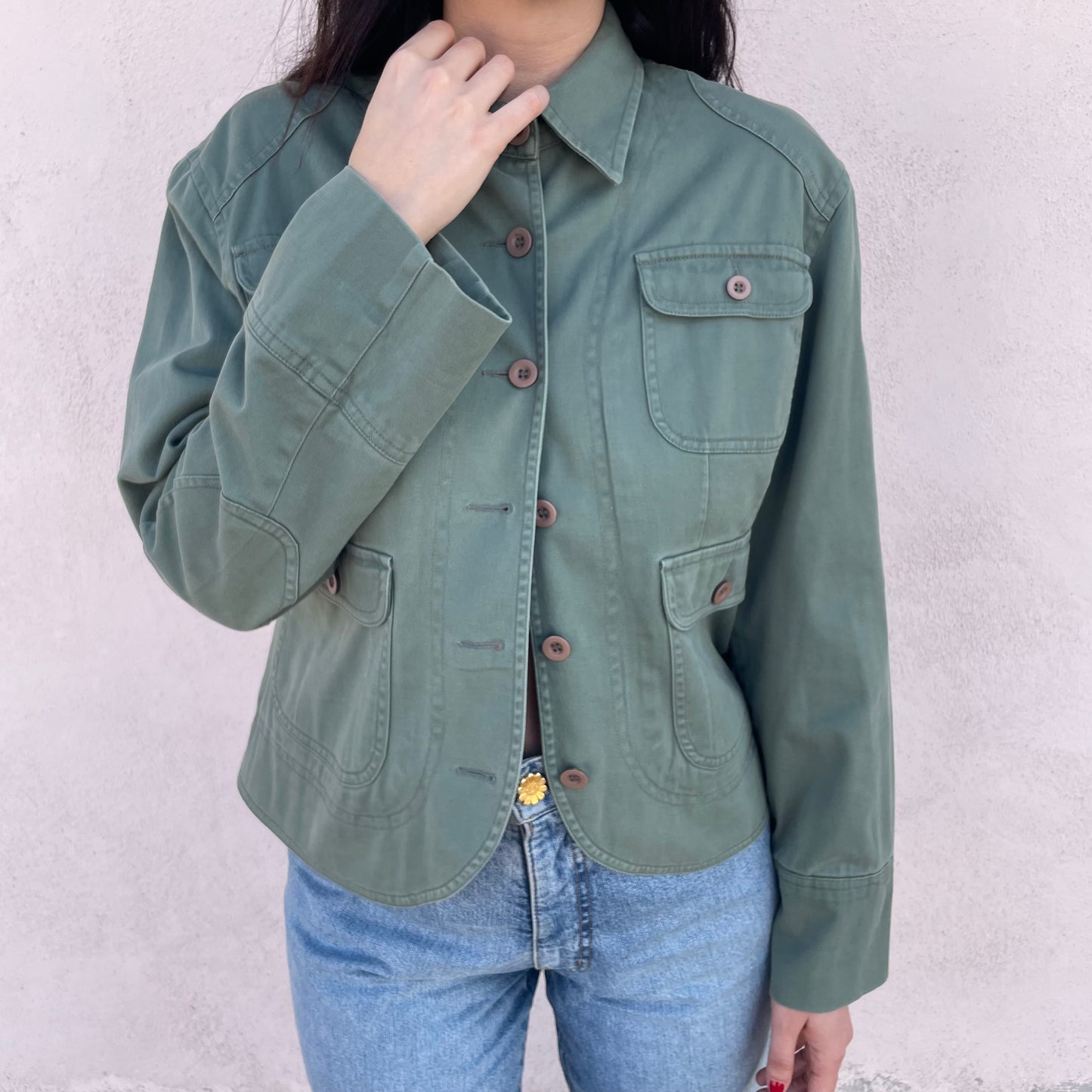 Work jacket salvia