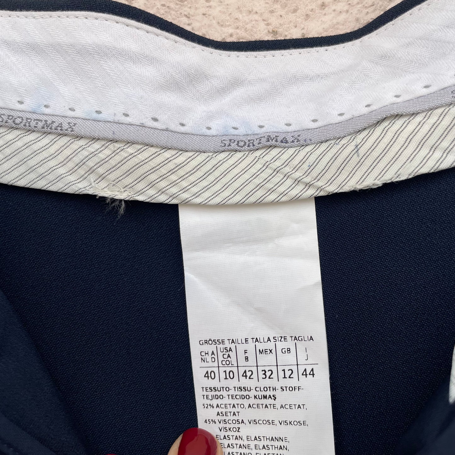 Pantaloni petrolio Sportmax
