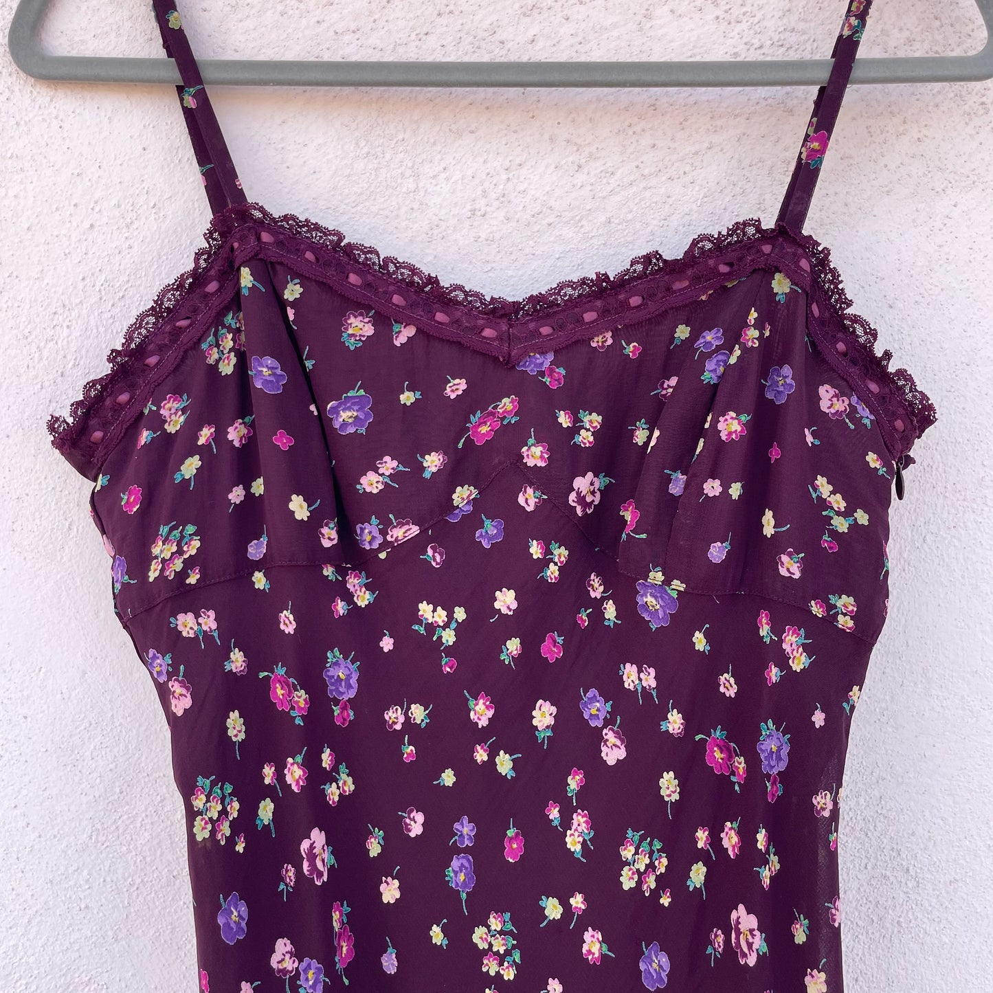 Slip dress 90s prugna