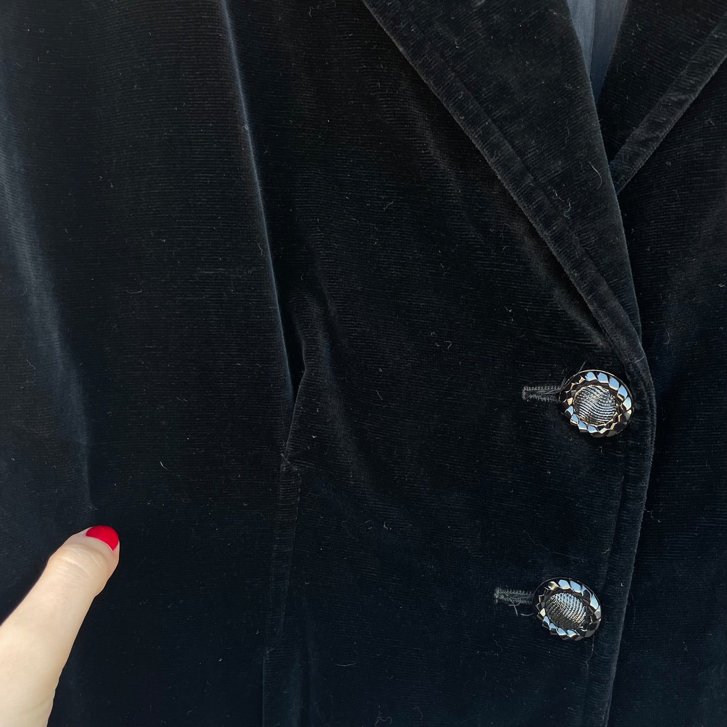 Blazer velluto avvitato