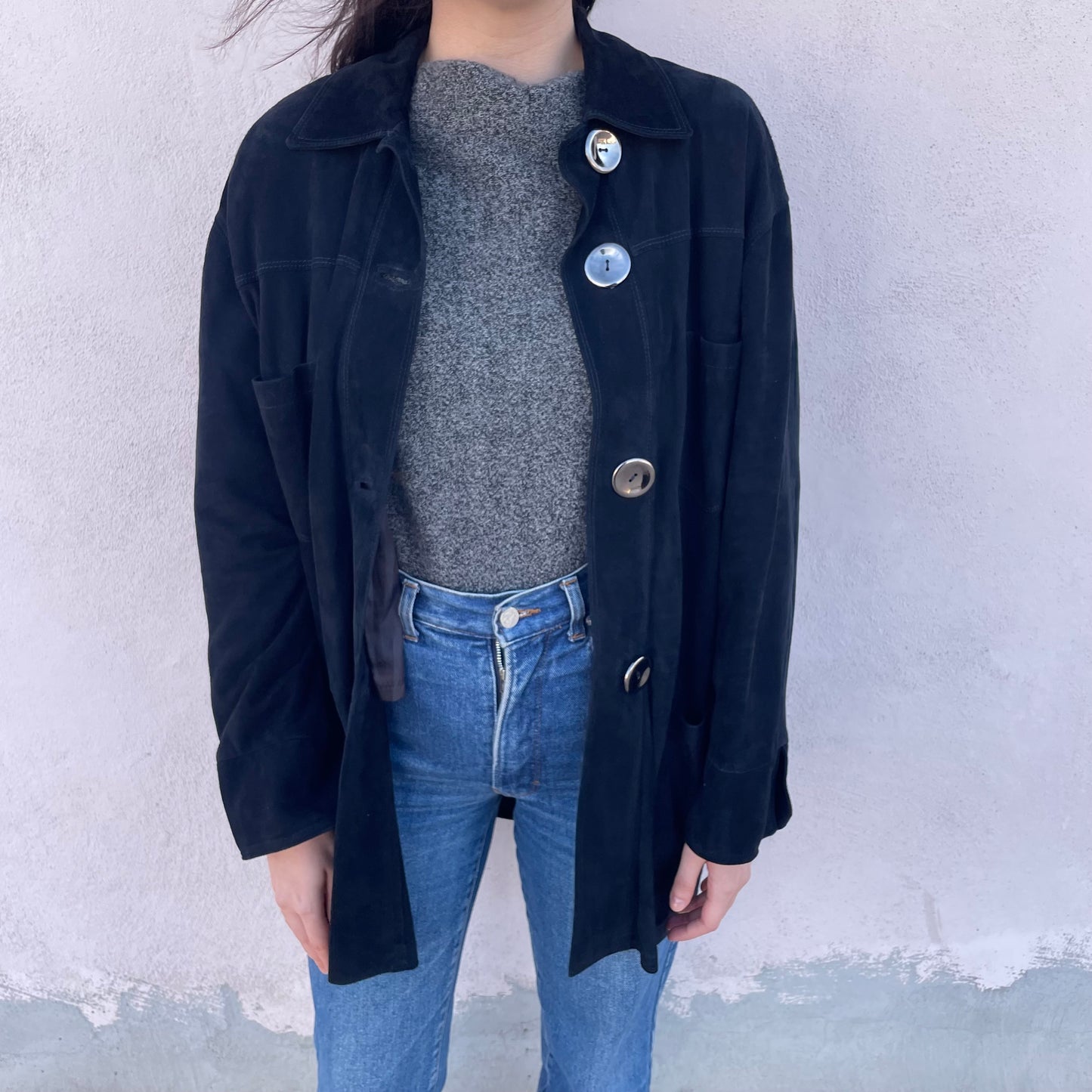 Giacca scamosciata Gai Mattiolo