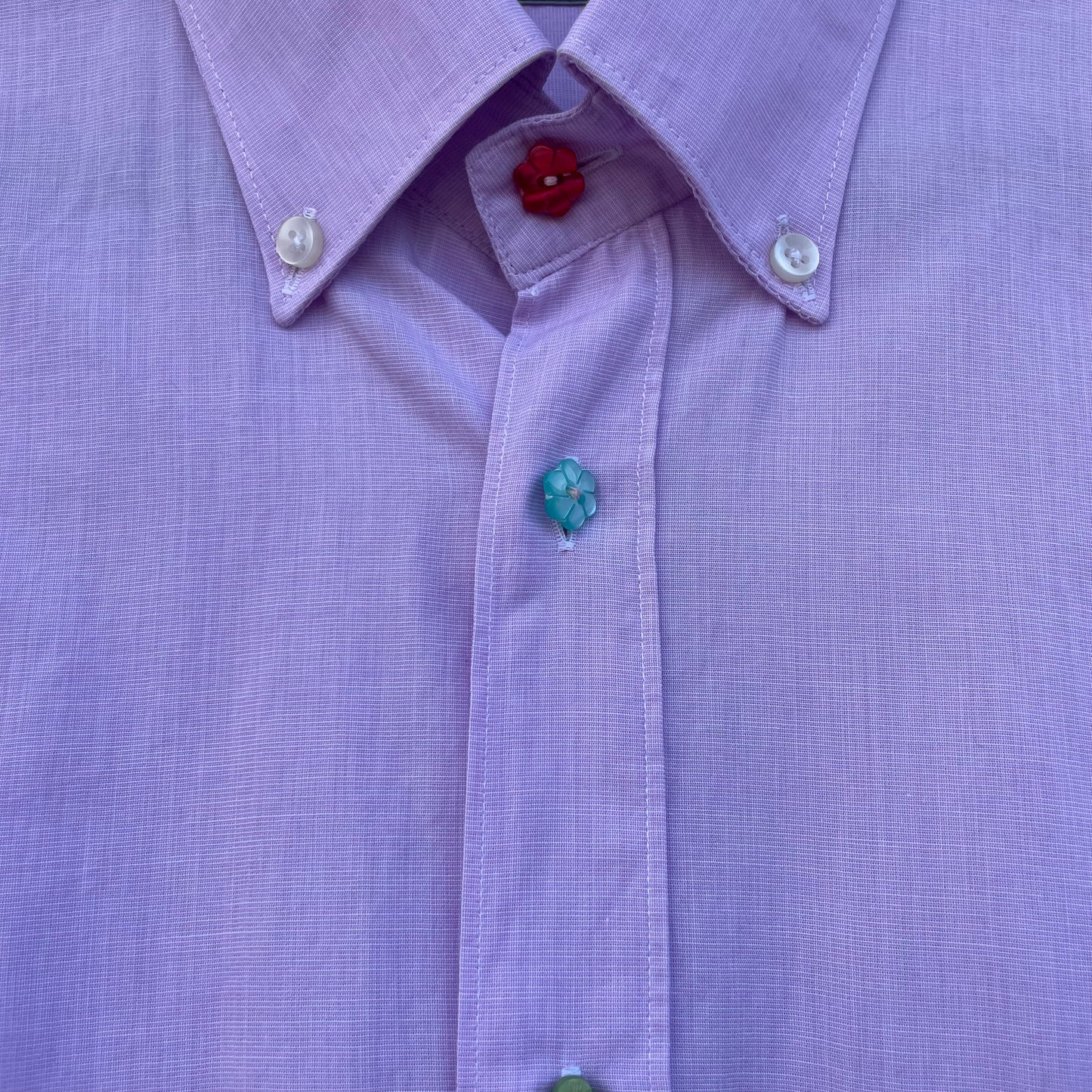 Camicia rosa fiorellini