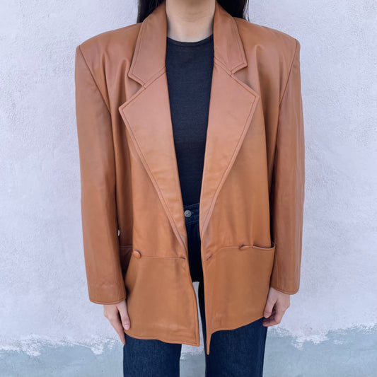 Blazer pelle Fendissime