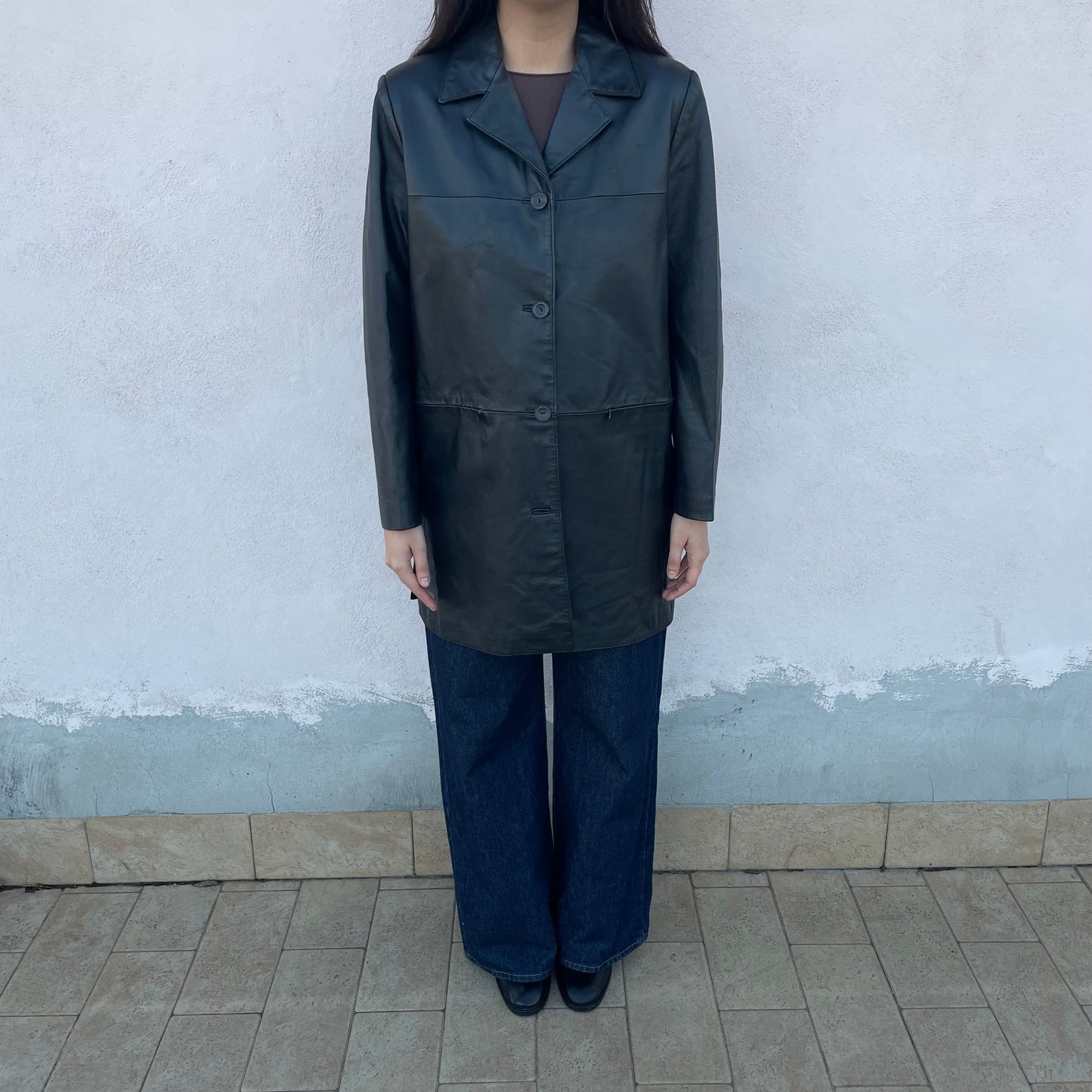 Cappotto pelle