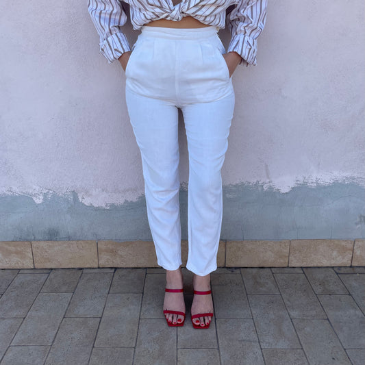 Pantaloni in lino Weekend Max Mara