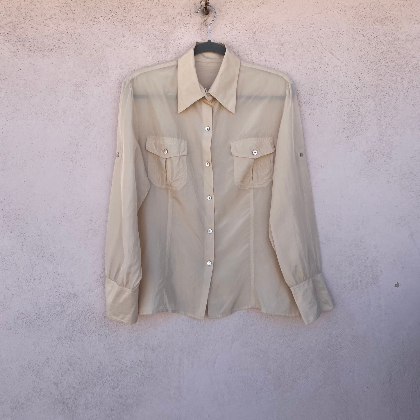 Camicia seta burro