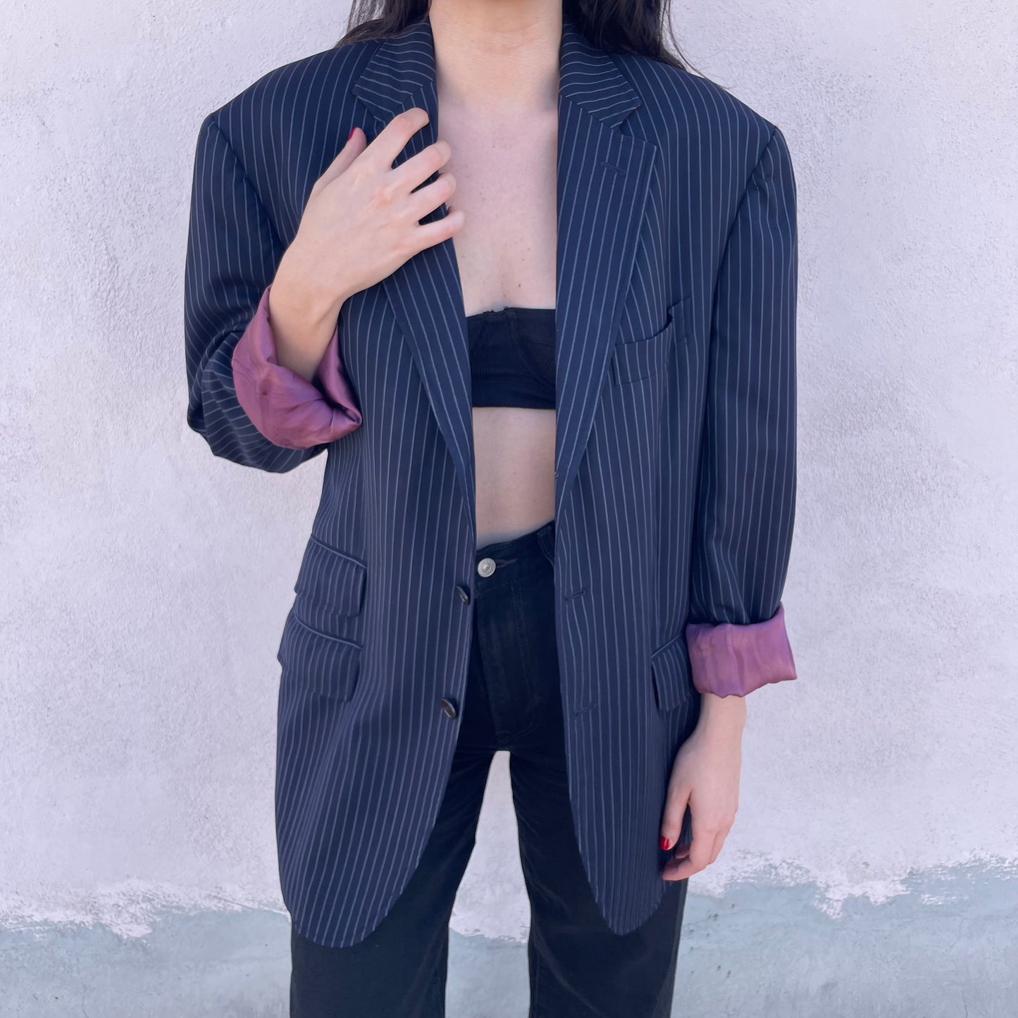Blazer gessato Etro