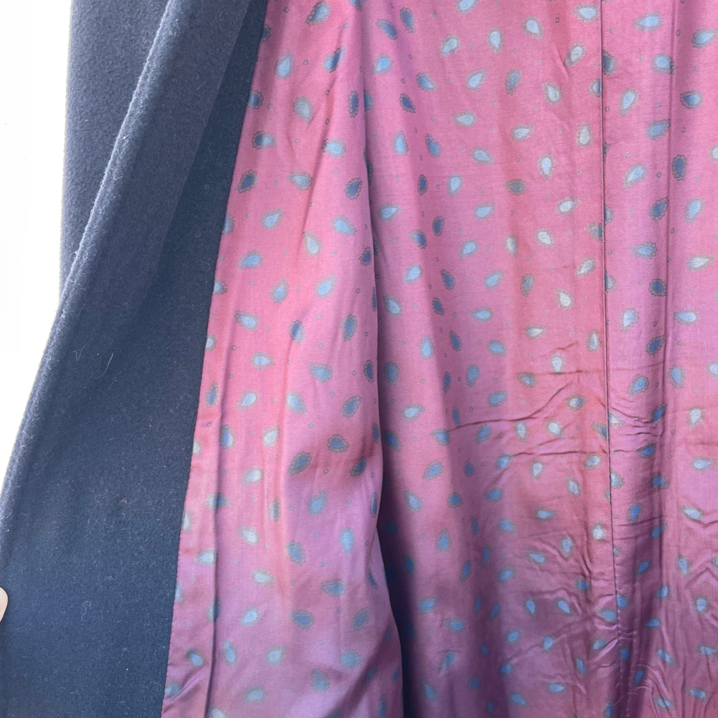 Cappotto lungo blu
