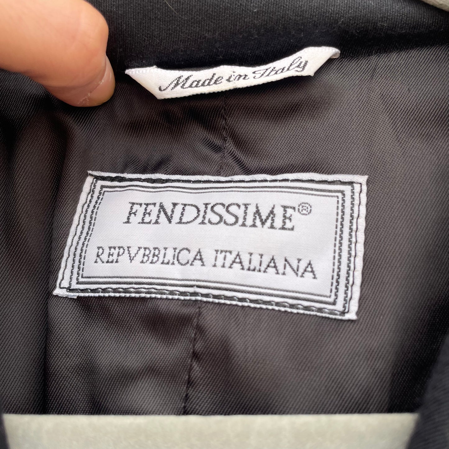 Soprabito nero Fendissime