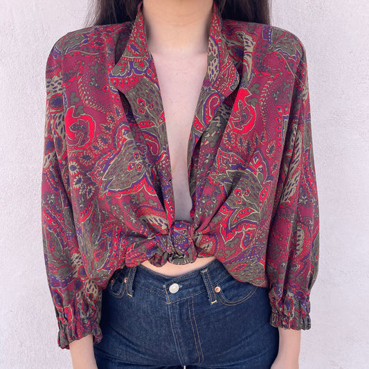 Overshirt fluida fantasia