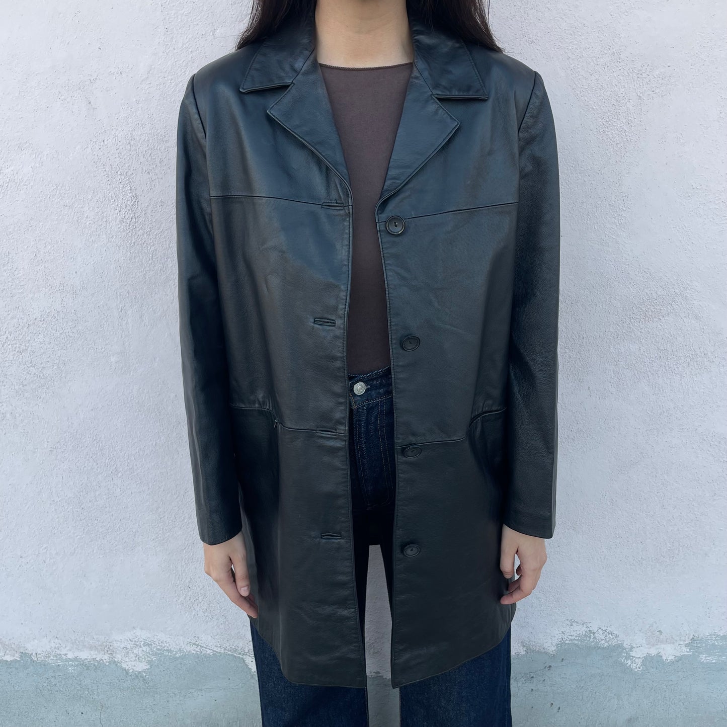 Cappotto pelle