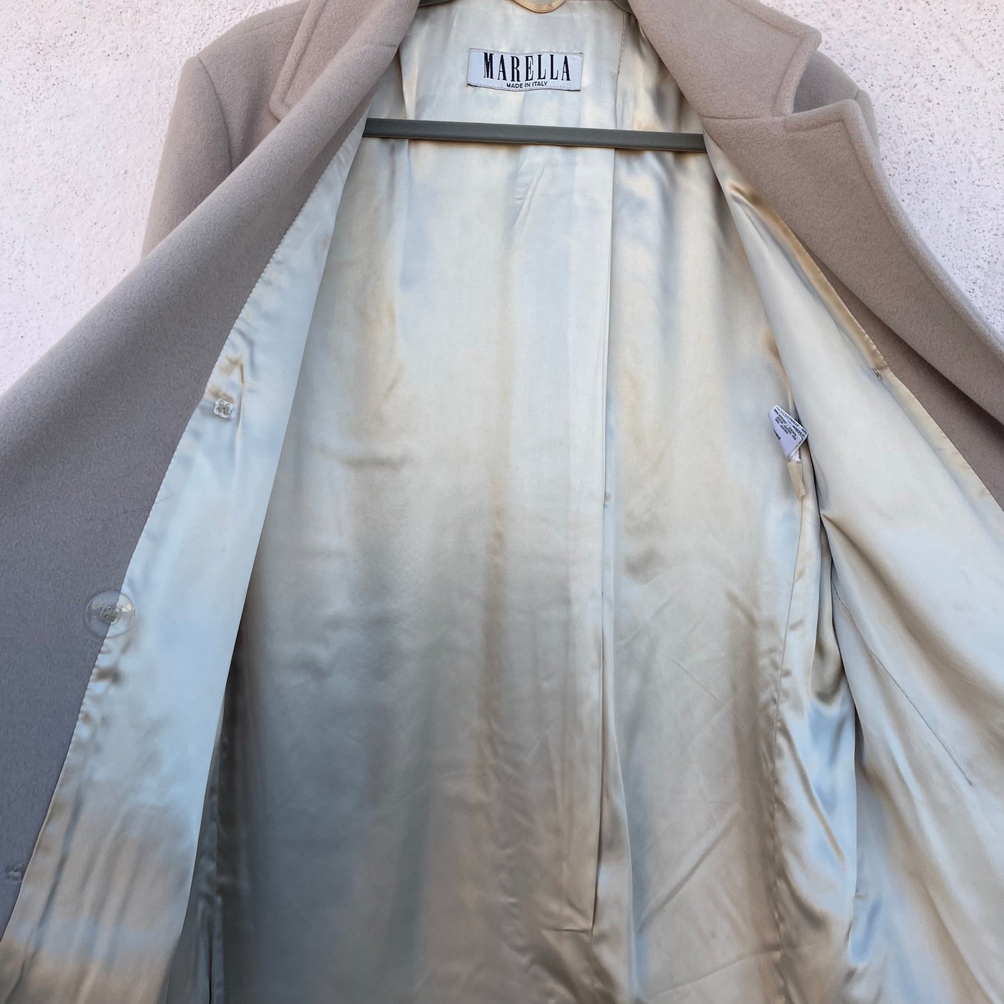 Cappotto greige chiaro Marella