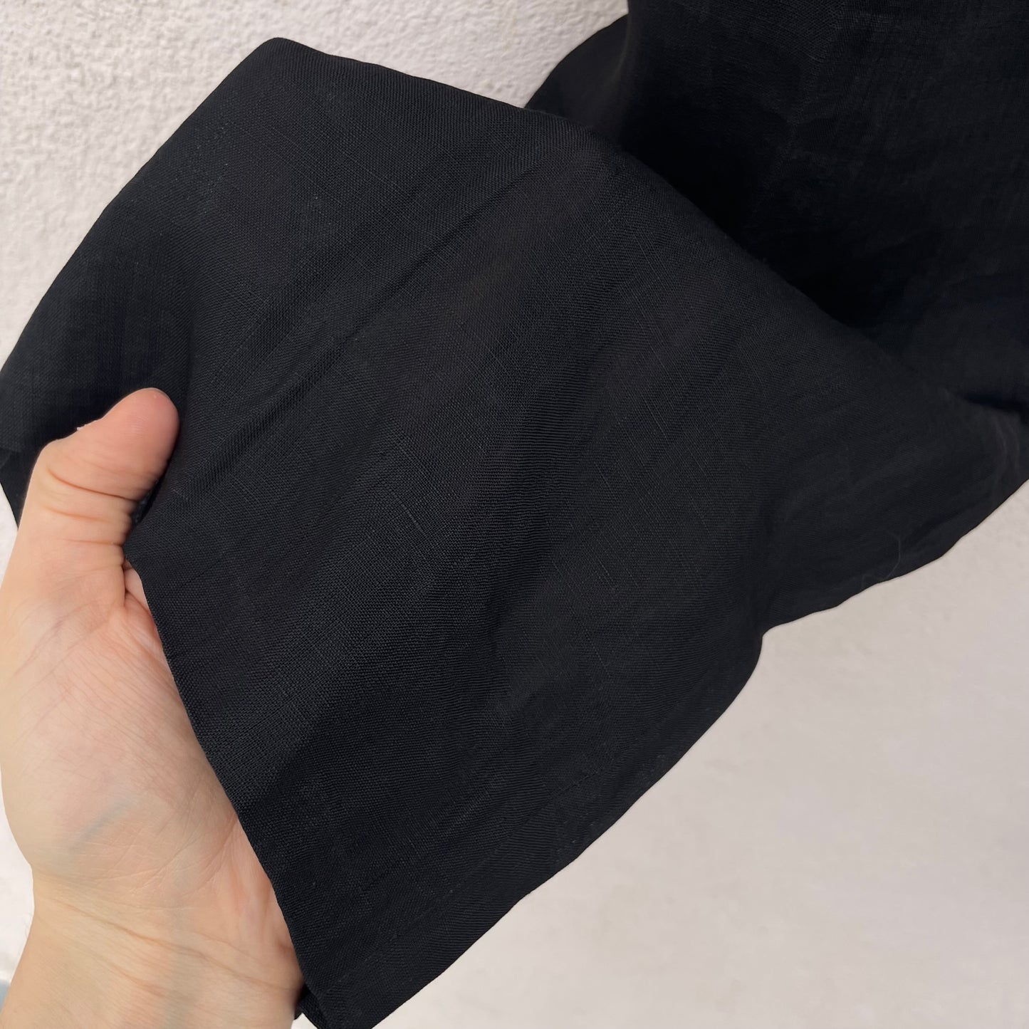 Pantaloni neri lino
