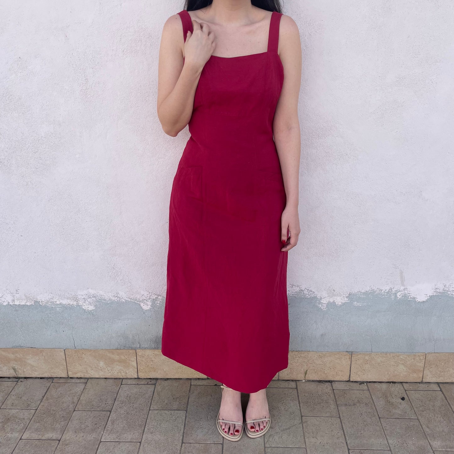 Abito rosso Cacharel