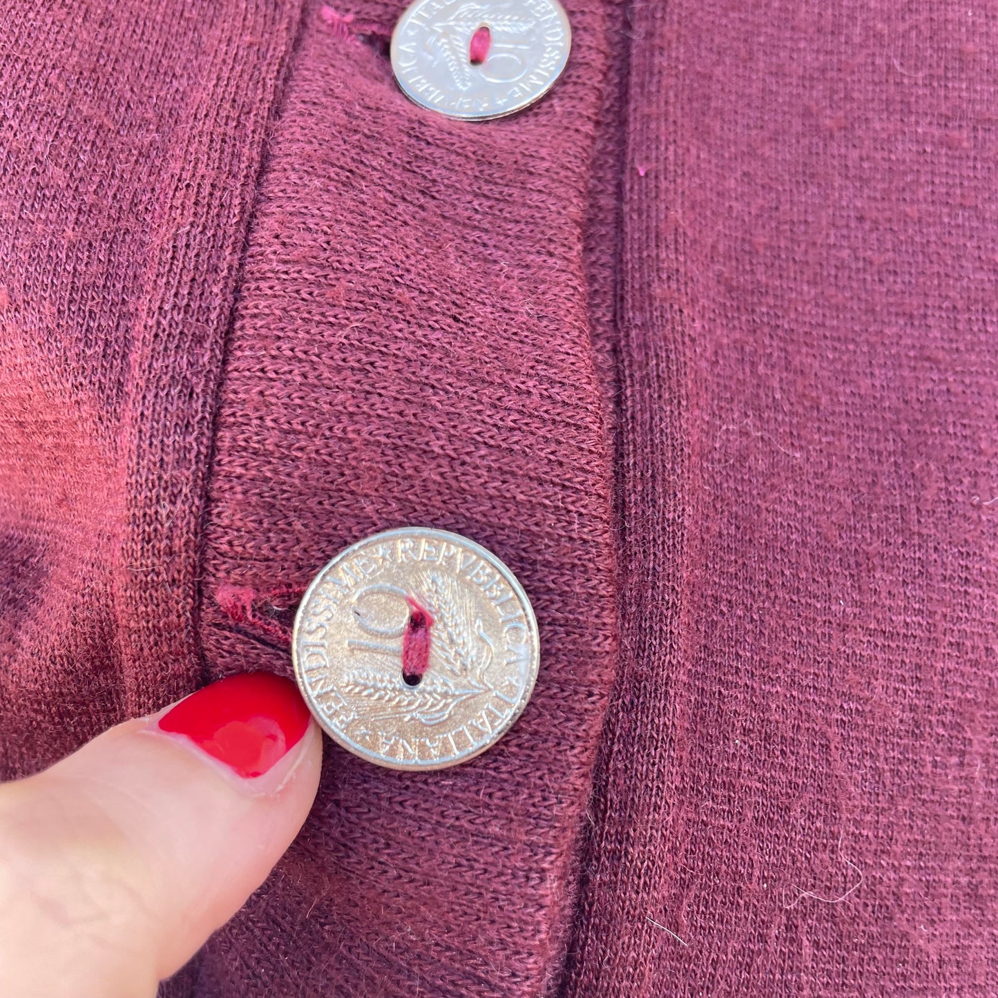 Cardigan Fendissime monete