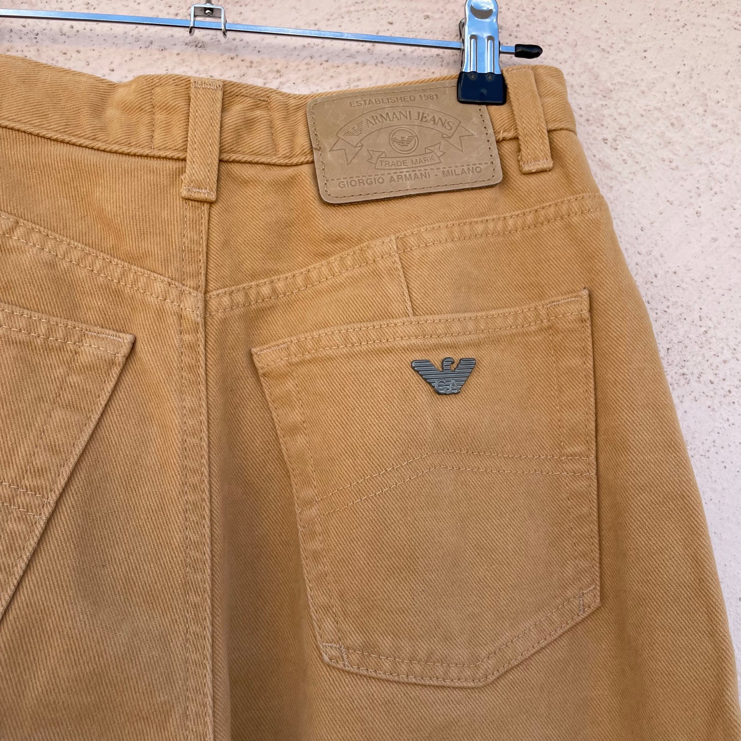 Jeans Armani caramello