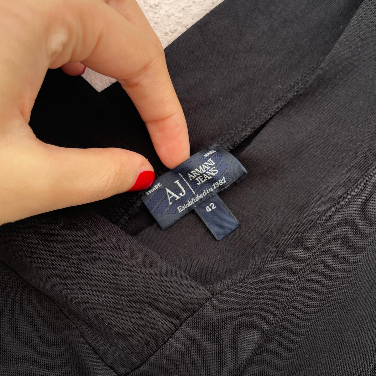 Top scollo a V Armani