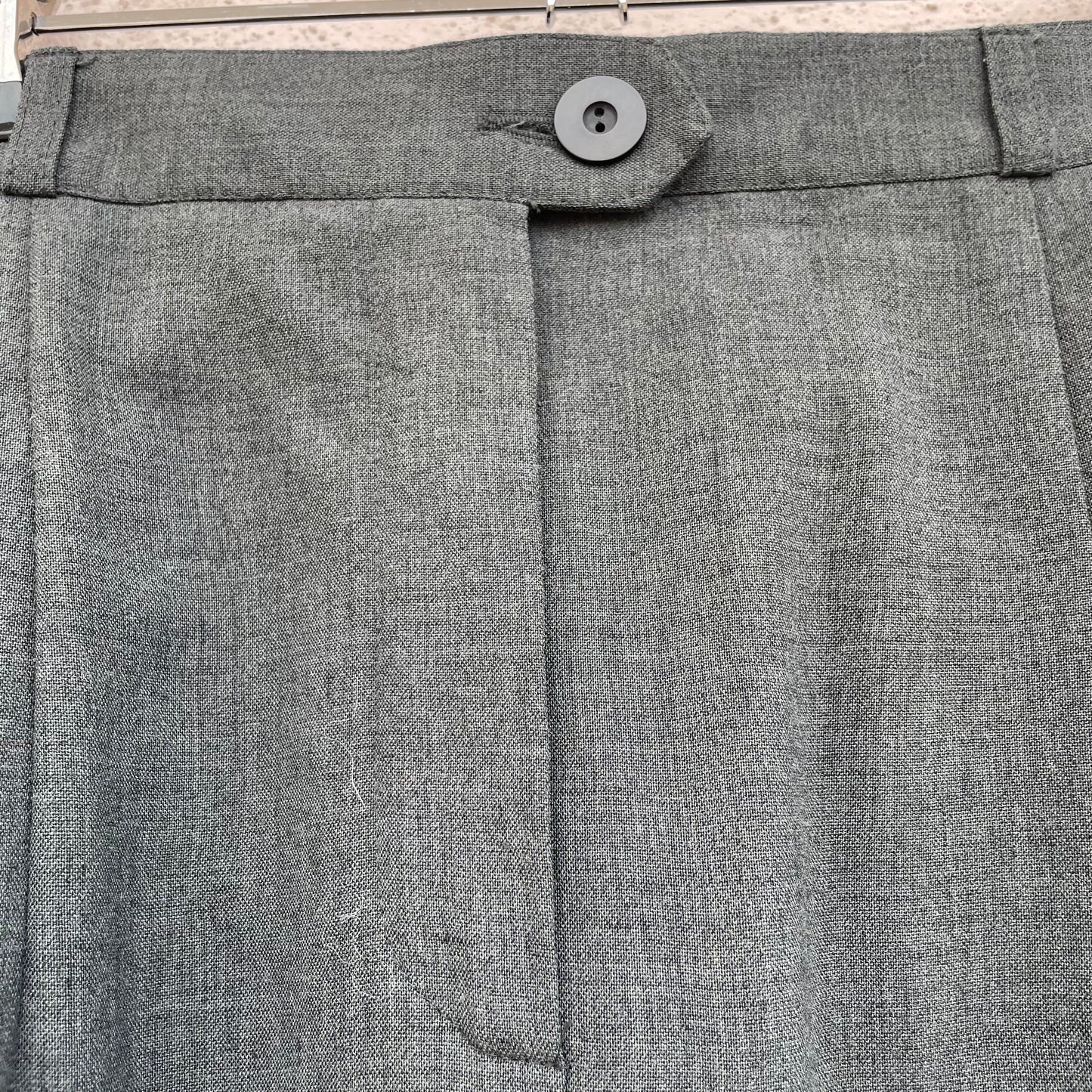 Pantaloni grigi vita alta