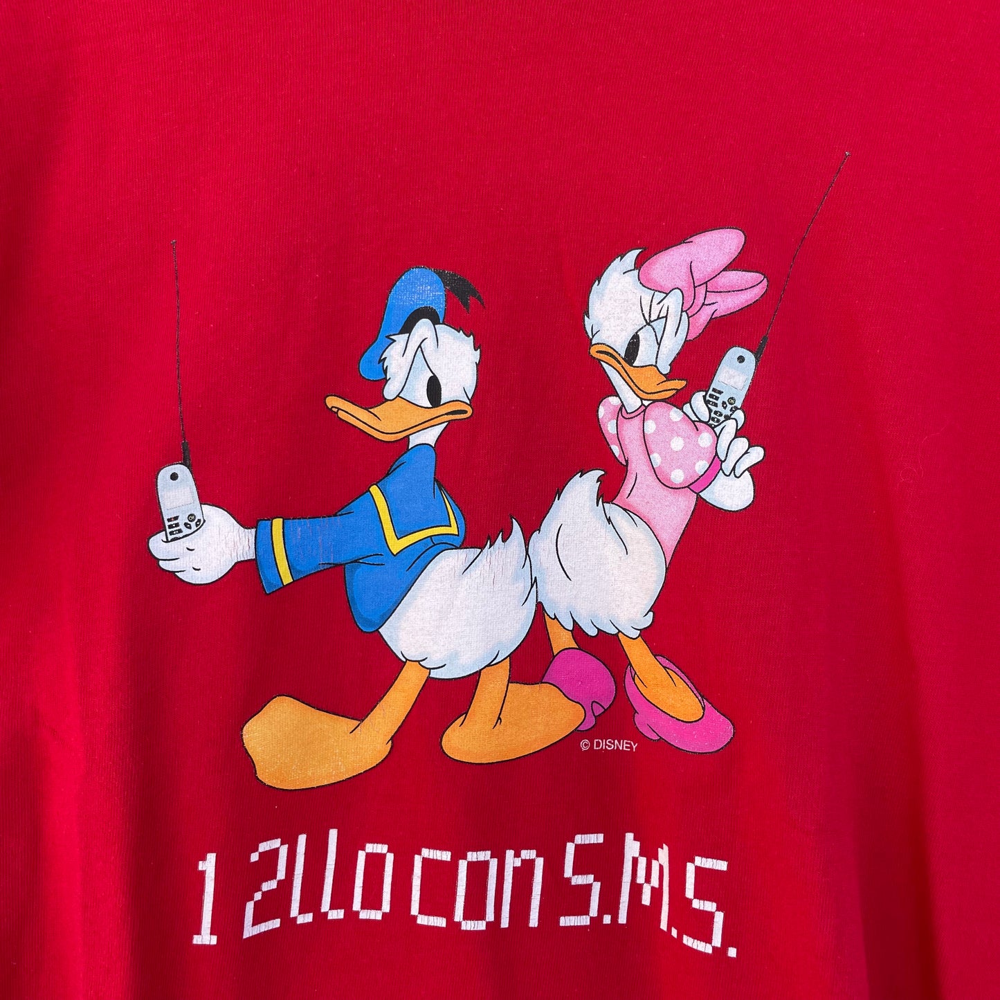 T-shirt Paperino Paperina sms