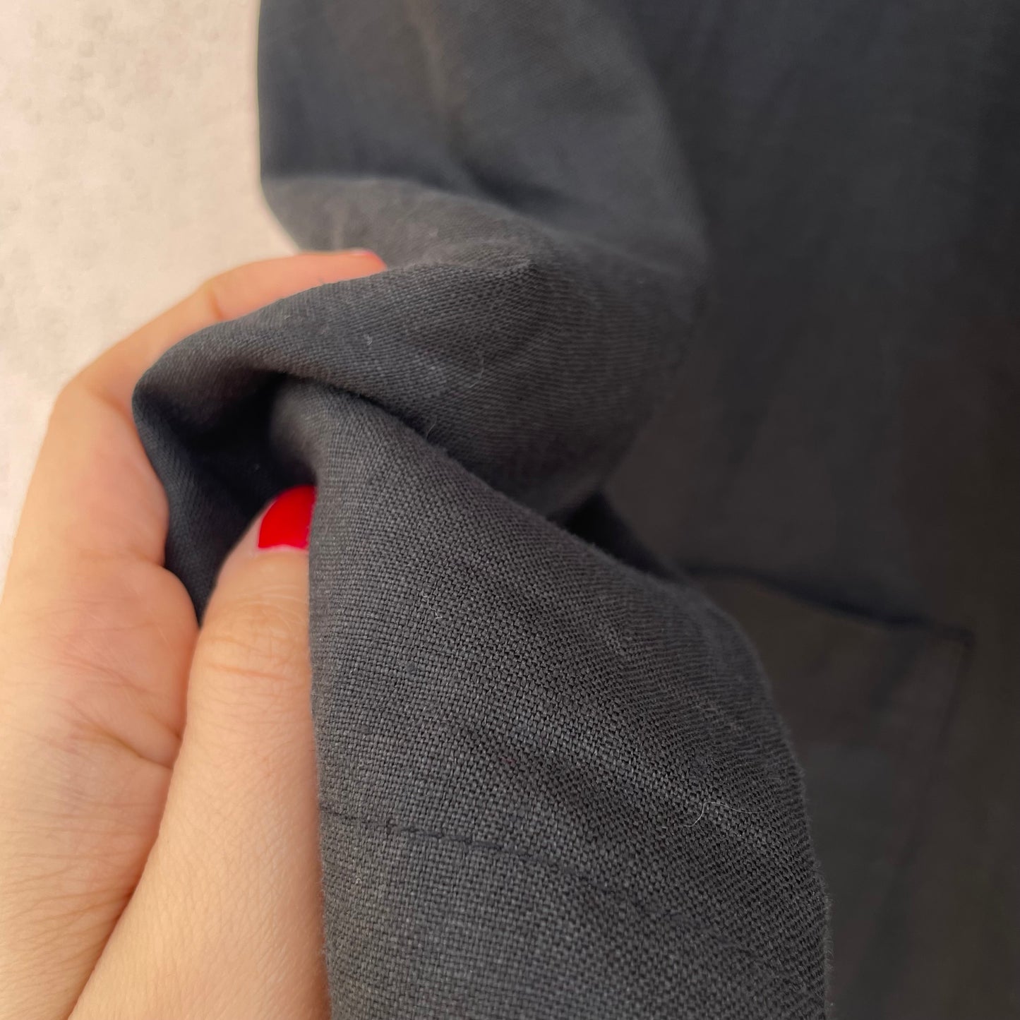 Blazer lino nero