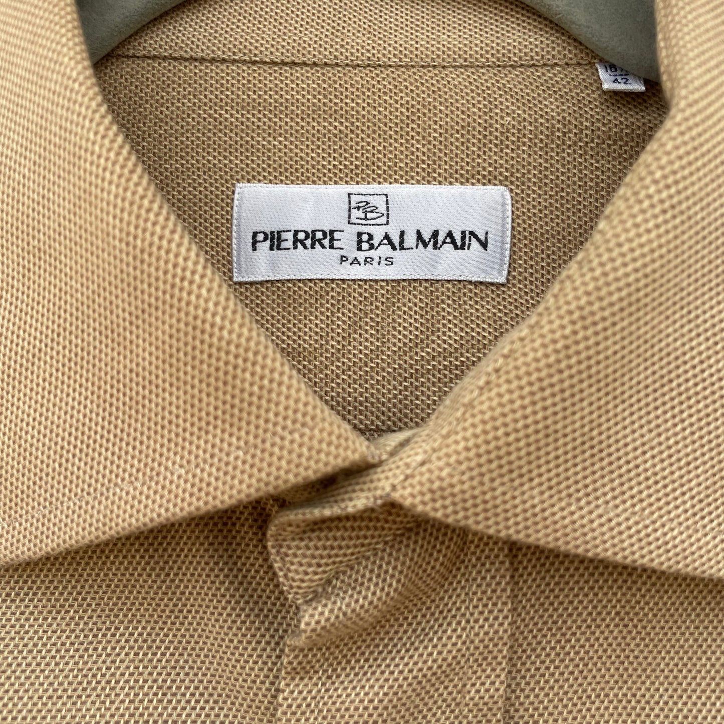 Camicia sabbia Balmain