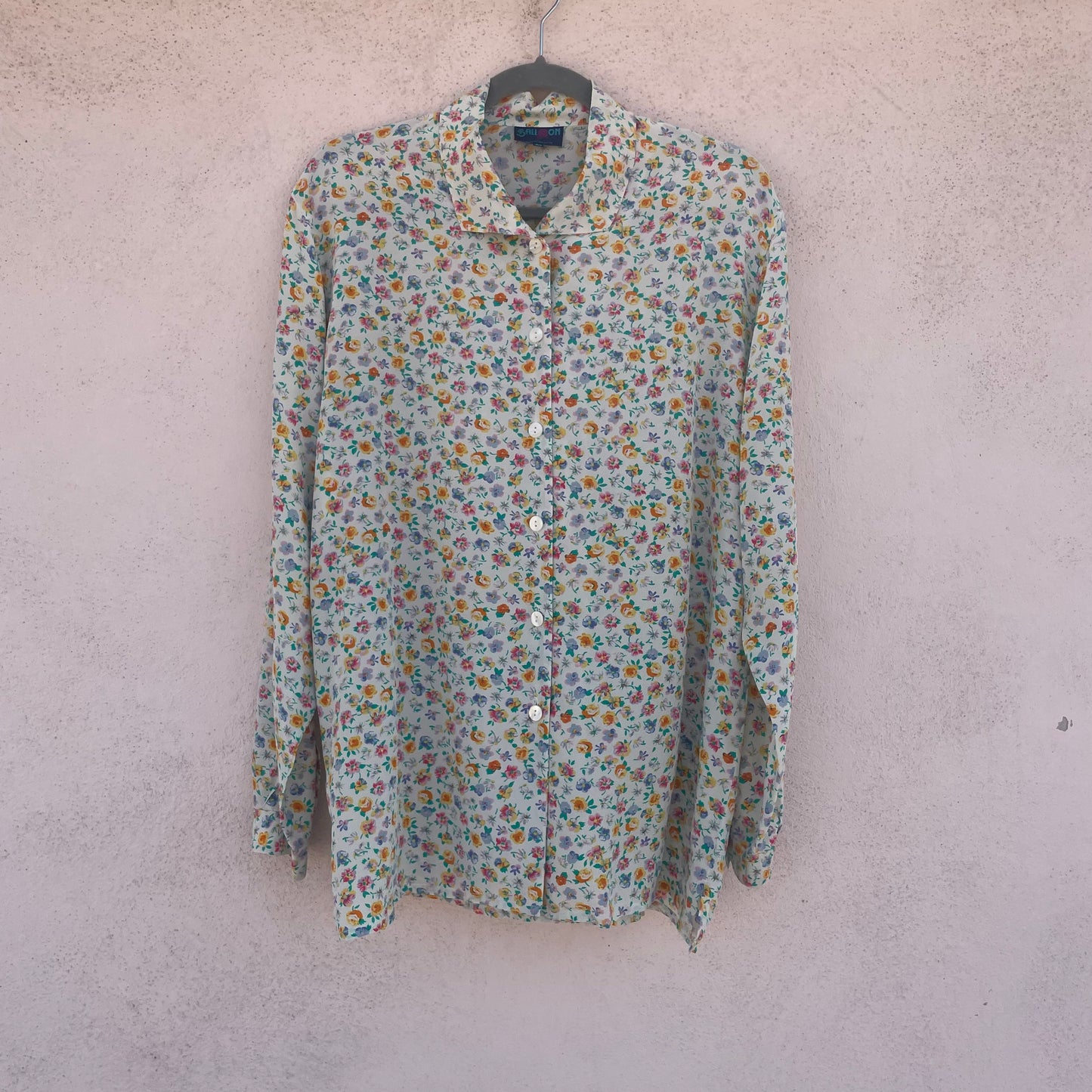 Camicia seta fiorellini