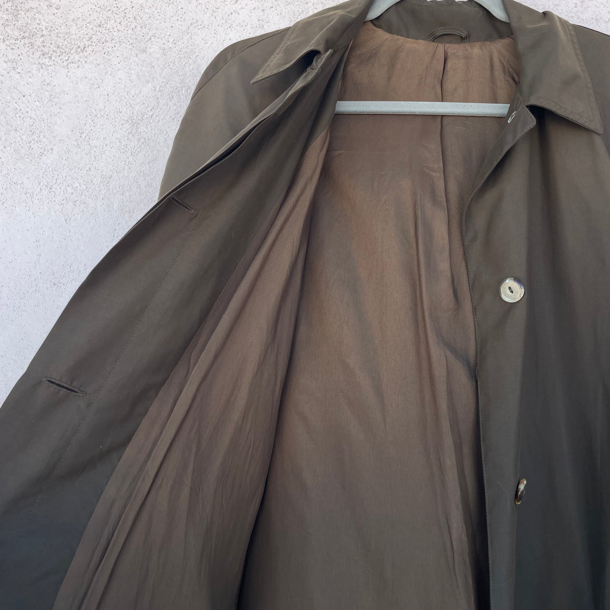 Trench verde oliva