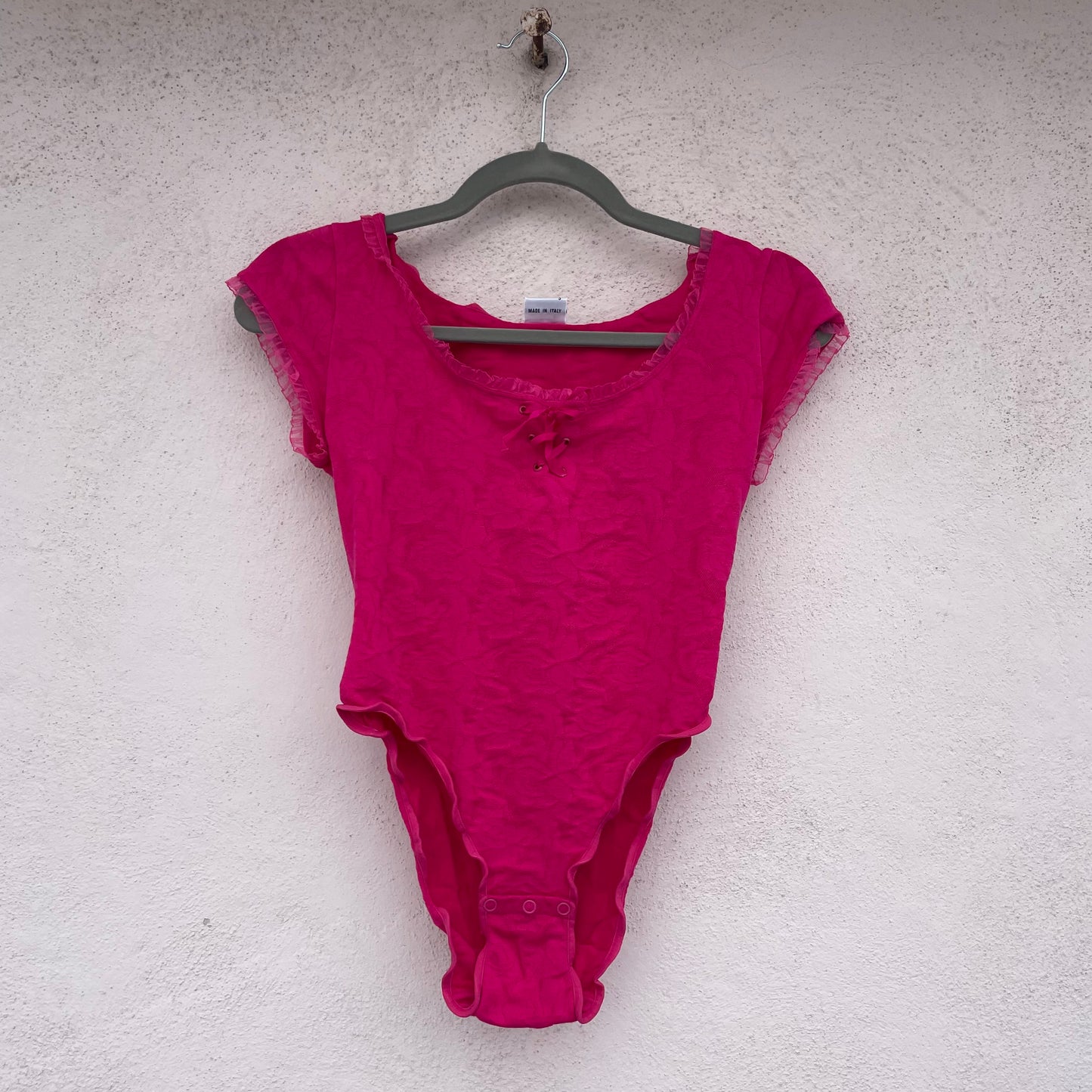 Body fucsia fiocchetto