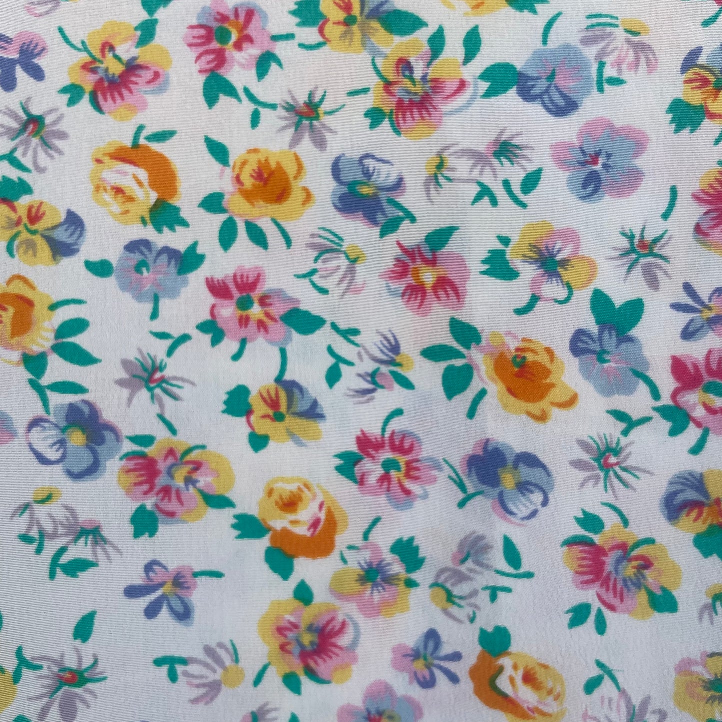 Camicia seta fiorellini