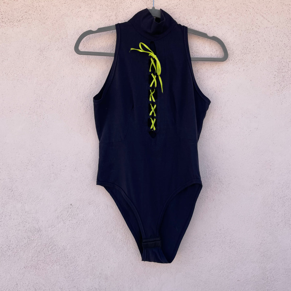 Body blu laccetto lime