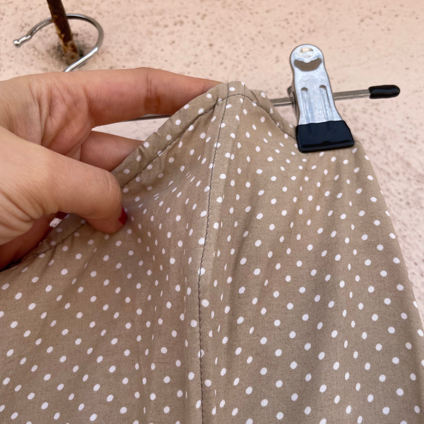 Bustier sabbia pois Malizia La Perla