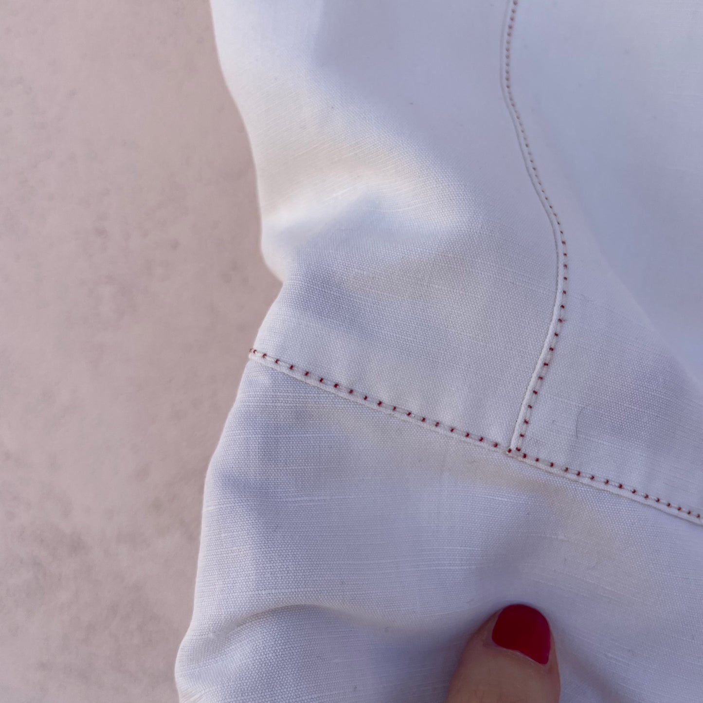 Bustier bianco corsetto ciliegia